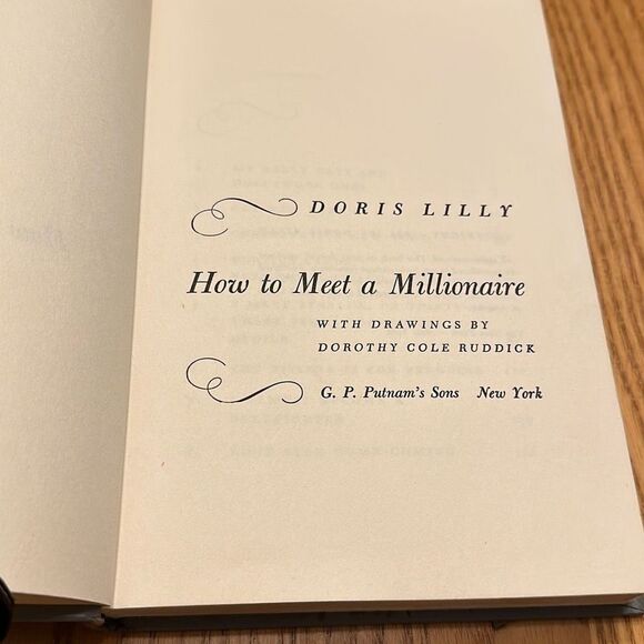 How to Meet a Millionaire by Doris Lilly First Edition 1951 - Picture 9 of 10